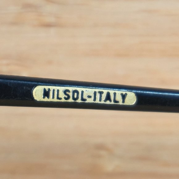 Vintage 50s NILSOL Sunglasses with Green Glass , Made in Italy - Picture 6 of 9